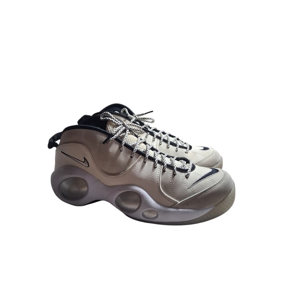 Nike Air Zoom Flight 95 Basketball Mens size 11.5 Pale Ivory Streetwear Sneaker - Picture 8 of 12